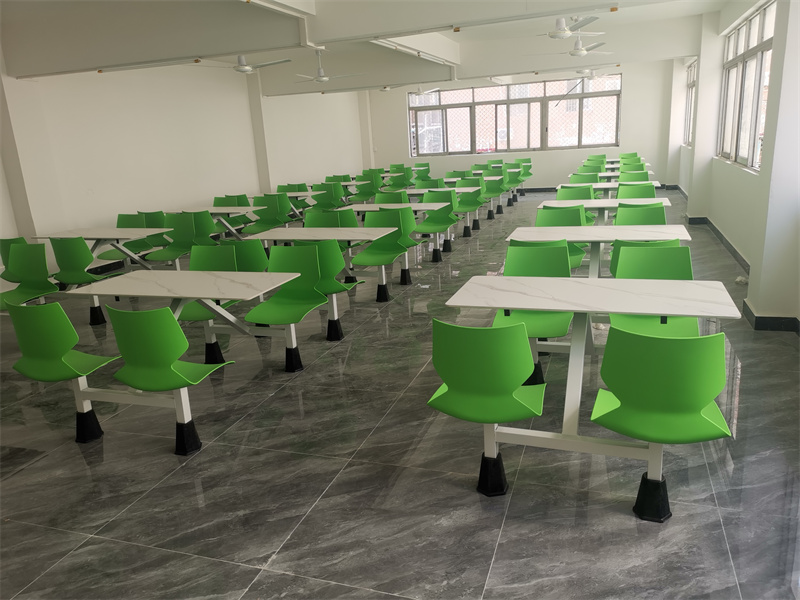 4人岩板靠（kào）背椅餐桌 (2)